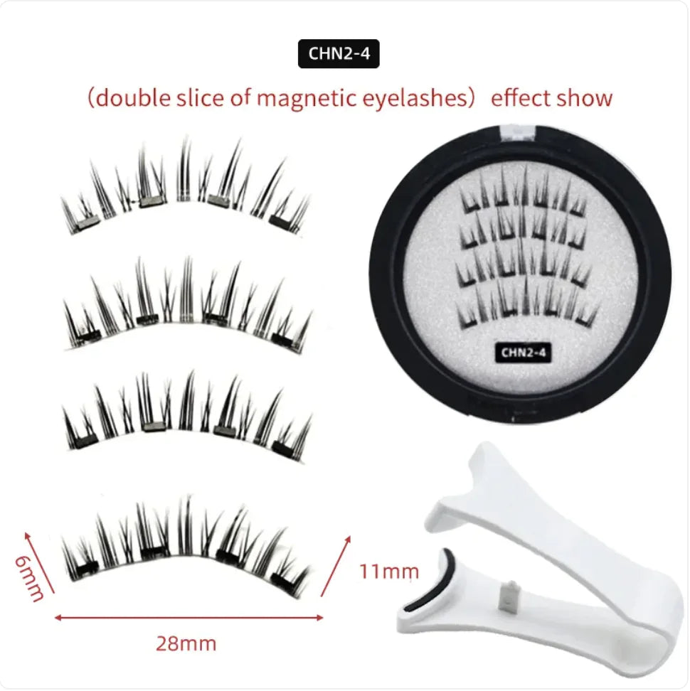 Reusable Magnetic Natural False Eyelashes