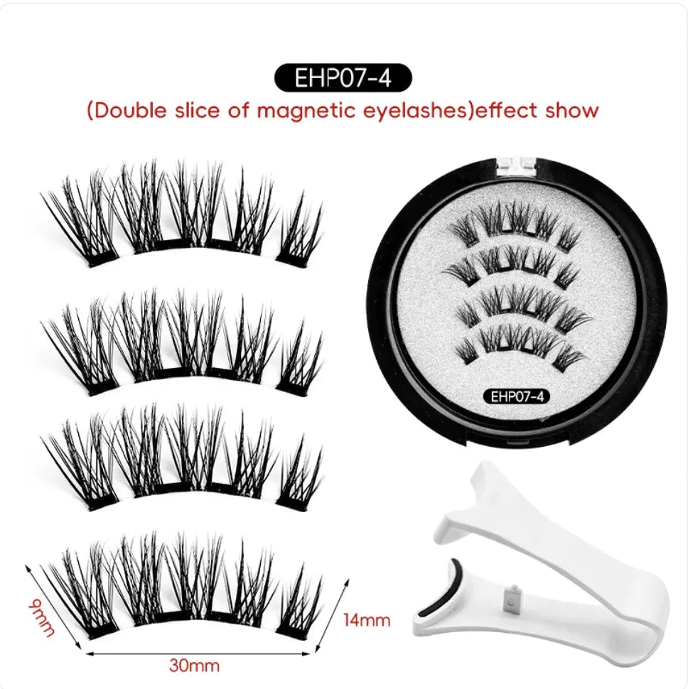 Reusable Magnetic Natural False Eyelashes