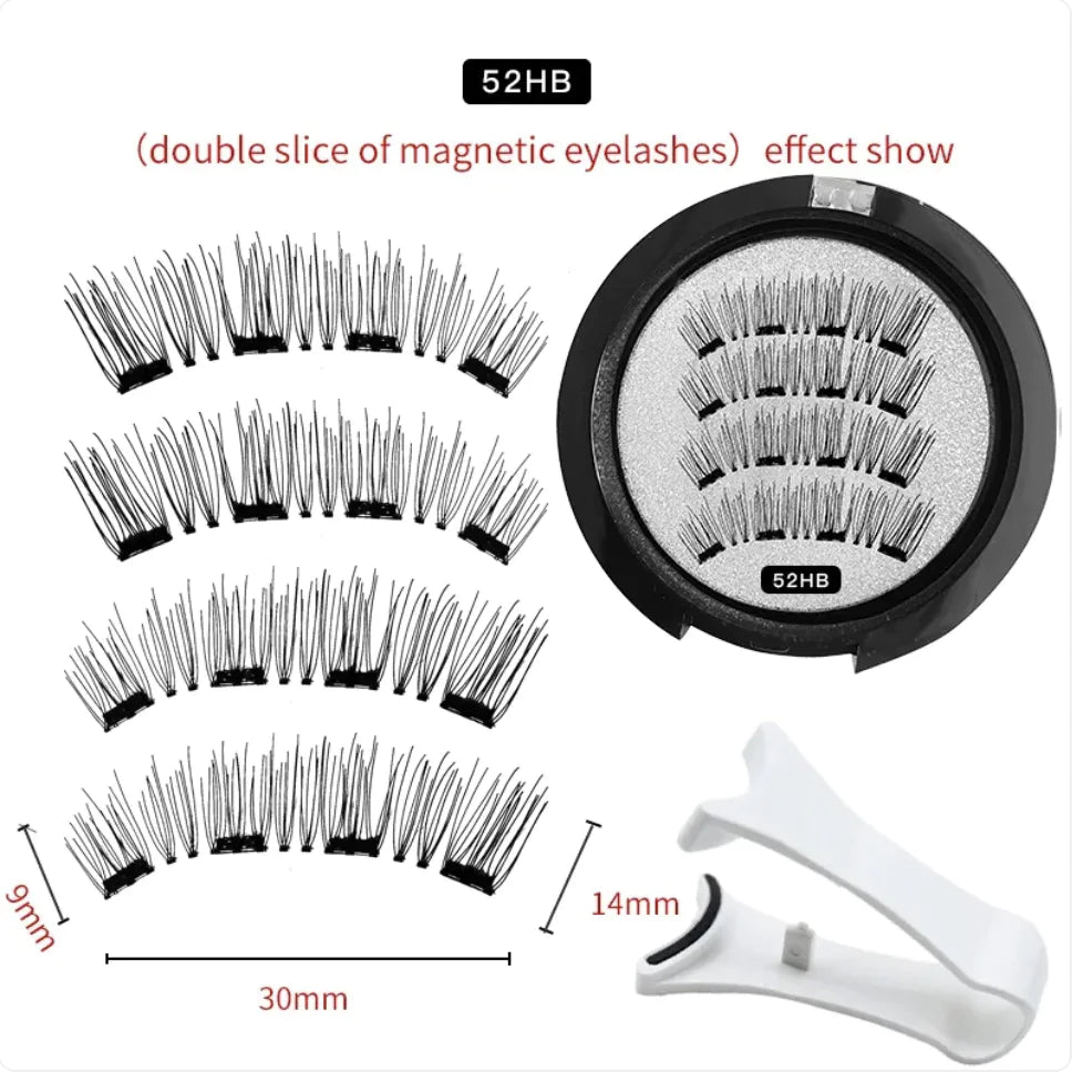 Reusable Magnetic Natural False Eyelashes