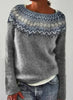 Multicolor Round Neck Sweater – Cozy & Stylish Knitwear